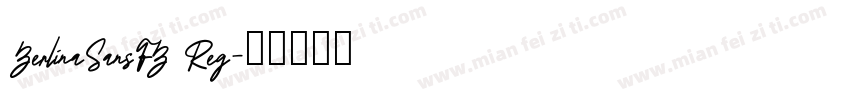 BerlinaSansFB Reg字体转换